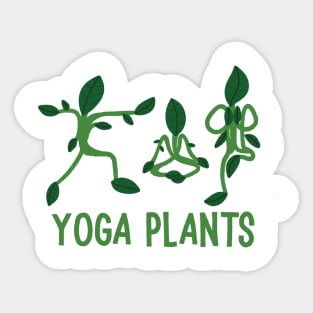 Yoga Plants Sticker